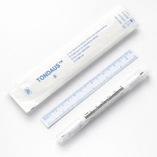 Маркер хірургічний стерильний для розмітки (0.5 мм+1мм) +лінійка, blue