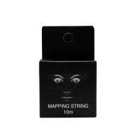 Eyebrow thread MAPPING STRING, black, 10 m