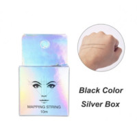 Нить для прорисовки эскиза бровей MAPPING STRING, белая (перламутр уп.), 10 м 