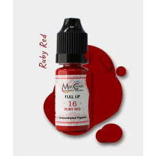 Tattoo pigment Magic Cosmetic Ruby Red (Full Lip) #16, 10 ml
