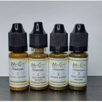 Пігмент для татуажу Magic Cosmetic Dark Golden Brown #3, 10ml