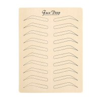 Імітація шкіри для навчання татуажу з малюнком брів Deep Face (White)