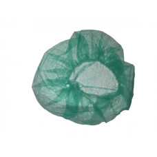 Шапочки одноразові медичні на резинці зелені, шт.