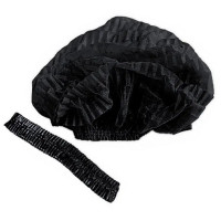 Czepki jednorazowe medyczne z gumką, czarne, szt