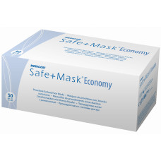 Маска медична тришарова MEDICOM SAFE+MASK ECONOMY (Green), шт