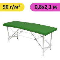 Cover for a couch 0.8x2.1 made of spunbond non-woven material, 90g/m², 1 pc., Dark green