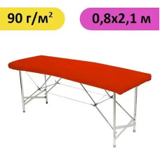 Чохол на кушетку 0,8х2,1 з нетканого матеріалу спанбонд, 90г/м2, 1шт Червоний