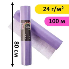 Одноразові простирадла в рулоні 0.8х100м 24 г/м², Фіолетовий