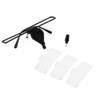 Lupa z oświetleniem LED i wymiennymi soczewkami (1,5 x 2,5 x 3,5 x)