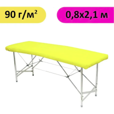 Elasticated Spunbond Treatment Couch Cover, 80 × 210 cm, 90 g/m², 1 pc, Yellow