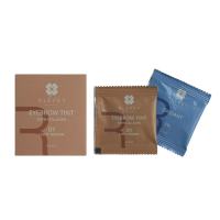 Фарба для брів з колагеном Klever Beauty у саше, 01 Light Brown (світло-коричневий), 5 мл