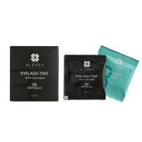 Klever Beauty Eyelash Tint with Collagen in a Sachet, 05 Deep Black