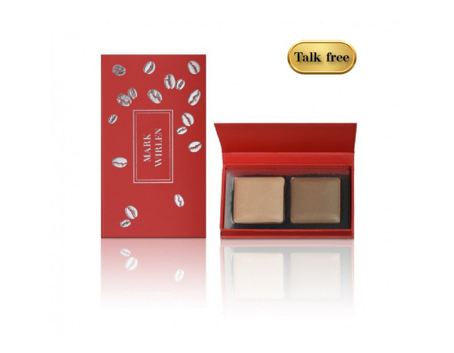 Палетка зі шліфуючої пудри та коректора серії Mark Wirlen 15,2 г Love Coffee Time