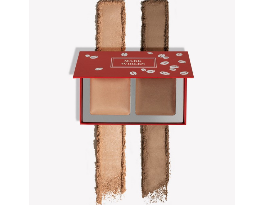 Палетка зі шліфуючої пудри та коректора серії Mark Wirlen 15,2 г Love Coffee Time