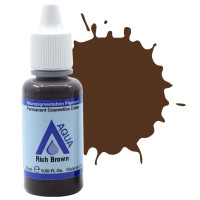 Pigment for permanent makeup Aqua Rich Brown 15 ml