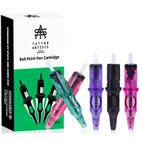 Картриджи-ручки Ball Point Tattoo Artists, чорная