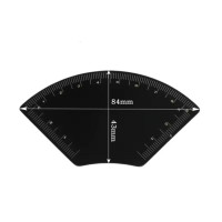 Лінійка для брів чорна (А)