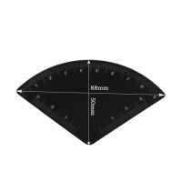 Чёрная линейка для бровей (С)