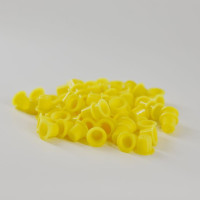 Plastic pigment capsules (11 mm/100 pcs.) yellow