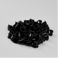 Капси для пігменту пласикові (11мм/100шт.) чорні