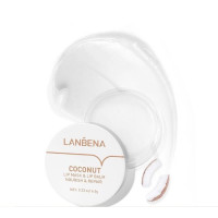 Маска-бальзам для губ с экстрактом кокоса Lanbena