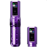 Машинка для татуажу Mast Fold 2 Pro WQP-075 з додатковим блоком Purple