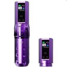 Машинка для татуажу Mast Fold 2 Pro WQP-075 з додатковим блоком Purple