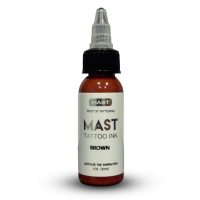 Чернила для татуировки Mast Tattoo Ink BROWN, 30 мл