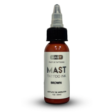 Tusz do tatuażu Mast Tattoo Ink BROWN, 30 ml