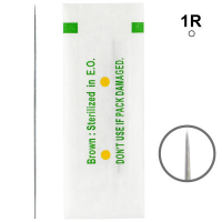 Голки для перманентного макіяжу універсальні 1R, green