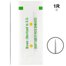 Голки для перманентного макіяжу універсальні 1R, green