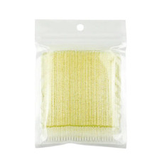 Мікробраші глітерні (100 шт/уп), жовті