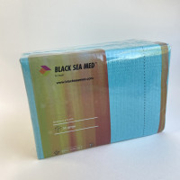 Нагрудники стоматологічні, тришарові, серветки BLACKSEAMED™, бірюзові, 10 шт