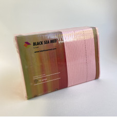 Нагрудники стоматологічні, тришарові, серветки BLACKSEAMED™, рожеві, 50 шт
