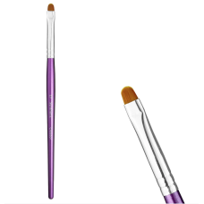 Pędzel #17 Syntetyczny, płaski, okrągły