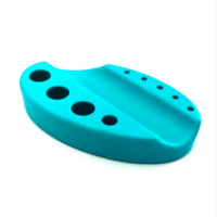 Silicone stand for tattoo machine and caps, Turquoise