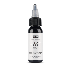 Farba do tatuażu Mast Ink Realistic Black, 30 ml