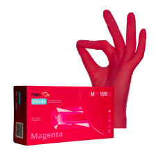 Рукавички нітрилові AMPRI Nitrile Style, 100 шт., MAGENTA. Розмір S