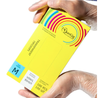 Вінілові рукавички SanGig, щільність 4.4 г. - 100 шт, M