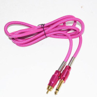 RCA clip cord from the permanent makeup machine to the power supply unit 