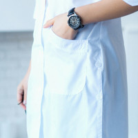 Women's fabric medical gown. Size S