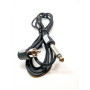 Кліп-корд RCA від апарату для перманентного макіяжу до блоку, чорний