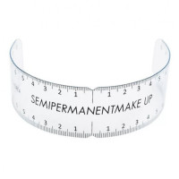 Wielorazowa linijka do znakowania brwi