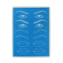 Штучна шкіра для перманентного макіяжу 3D (Eye+Lip+Eyebrow, Blue)