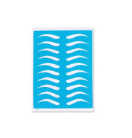 Штучна шкіра для навчання татуажу (Eyebrows, Blue-1)