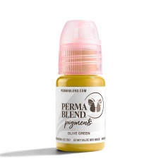 Пигмент для татуажа Perma Blend Olive Green (USA) 15 мл
