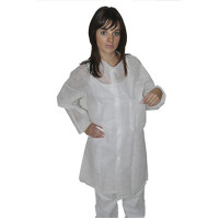 Нестерильний медичний халат одноразовий на кнопках загального призначення