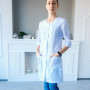 Жіночий тканинний медичний халат. Розмір S
