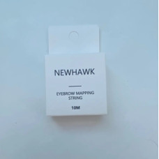 Нитка для ескізу брів New Hawk, біла, 10 м